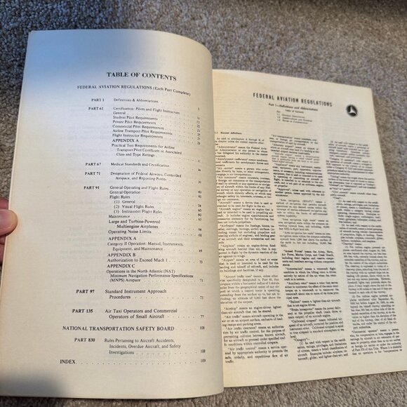 Vintage FAA Federal Aviation Regulations for Pilots Book VGUC - Picture 4 of 5
